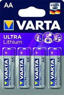 Батарейка Varta AA Lithium BLI 4 (6106301404)