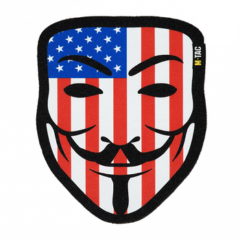 M-Tac нашивка Anonymous Black USA