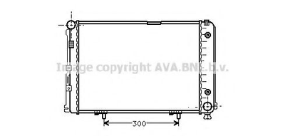 Радиатор, Система охлаждения двигателя Ava (MS2110)