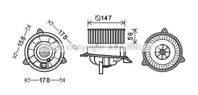 Компресор салону Ava (FD8495)