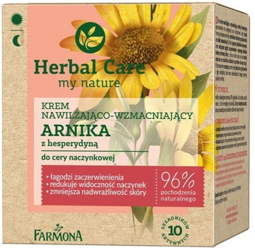 Krem do twarzy nawilżający Farmona Herbal Care and strengthening Arnica 50 ml (5900117972793)