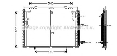 Радиатор охлаждения (выр-во AVA) Ava (MS5221)