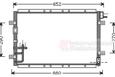 Конденсор кондиціонера SORENTO ALL 02- (Van Wezel) Van Wezel (83005030)