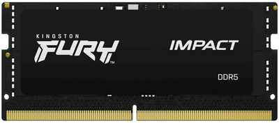 Pamięć Kingston Kingston Fury SODIMM DDR5-4800 32768MB PC5-38400 (Kit of 2x16384) Impact Black (KF548S38IBK2-32)