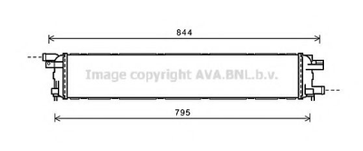 Радиатор, Система охлаждения двигателя Ava (AI2361)