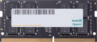 Оперативна пам'ять Apacer SODIMM DDR4-2133 8192MB PC4-17000 (ES.08G2R.GDH)