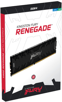Оперативная память Kingston Fury DDR4-4000 16384MB PC4-32000 (Kit of 2x8192) Renegade Black (KF440C19RBK2/16)