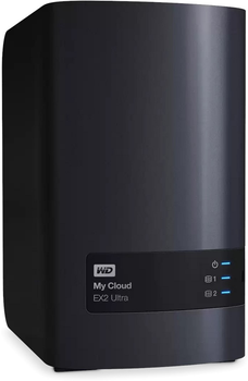 Мережеве сховище Western Digital My Cloud EX2 Ultra 4TB 2х3.5" USB3.0 LAN External (WDBVBZ0040JCH-EESN)