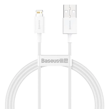 Кабель зарядный Baseus Superior Cable USB - Lightning 2.4A 1 м White (CALYS-A02)