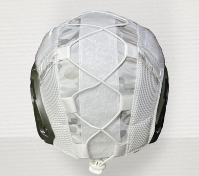 Кавер чохол на шолом каску фаст Fast Tor-D Multicam Alpine на Зиму з тканини rip stop Розмір XL