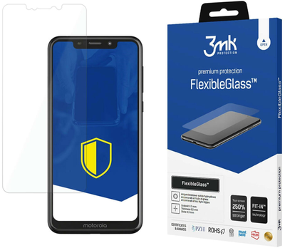 Загартоване скло 3MK FlexibleGlass для Motorola One (5903108045155)
