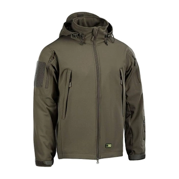 M-Tac куртка Soft Shell Olive, тактическая зимняя куртка олива, военная куртка для ВСУ олива зимняя