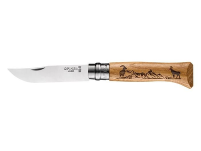 Складаний ніж 85мм, дуб Opinel Animalia Chamois 08 002336