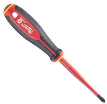 Отвертка Milwaukee VDE диэлектрическая PZ2х100 мм (4932478726)