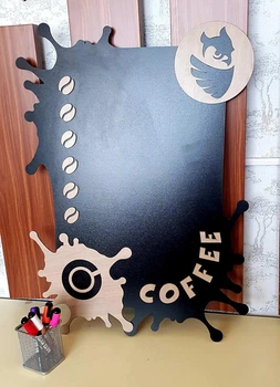 Доска меню меловая Сoffee вариант 1