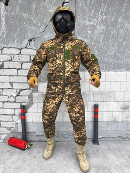 Чоловічий тактичний костюм SoftShell піксель розмір 4XL