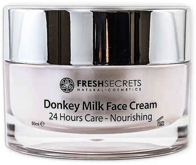 Питательный крем для лица "Ослиное молоко" - Madis Fresh Secrets Donkey Milk Face Cream 24 Hours Care Nourishing 50ml (1239027-134309)