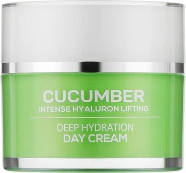Зволожуючий денний крем "Гілаурон + екстракт огірка" - BioFresh Cucumber Deep Hydration Day Cream 50ml