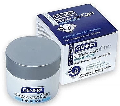 Ночной крем для лица от морщин - Genera Crema Viso Rughe Notte 50ml (1230265-134456)