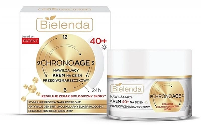 Увлажняющий дневной крем для лица 40+ - Bielenda Chrono Age 24H Moisturizing Anti-Wrinkle Day Cream 50ml (1246884-137578)