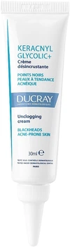 Очищающий крем от черных точек - Ducray Keracnyl Glycolic + Unclogging Cream 30ml (1081366-1438066-2)