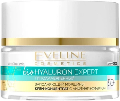Ультраувлажняющий дневной и ночной крем-концентрат Eveline Cosmetics BioHyaluron Expert 50+ 50ml (913934-836992-2)