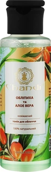 Освіжаючий тонік для обличчя "Обліпиха та алое віра" - Chandi 100ml (959080-1219637-2)