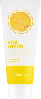 Глибоко очищаючий пілінг-гель для обличчя FarmStay Real Lemon Deep Clear Peeling Gel 100ml (898359-811122-2)