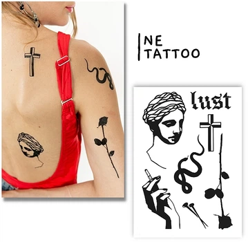 Тимчасові тату "Lust" - Ne Tattoo Тимчасові тату "Lust" (1шт) (982328-0-2)
