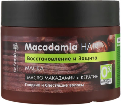 Маска "Восстановление и защита" для ослабленных волос Dr. Sante Macadamia Hair 300ml (634743-538074-2)