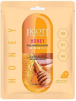 Ампульна маска із екстрактом меду Jigott Real Ampoule Mask Honey 27ml (27ml) (856169-856303-2)