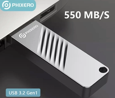 Внешний Твердотельный USB 3.2 высокоскоростной накопитель Phixero F18 128Gb