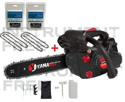 Бензопила Yamamoto CS-3523 (легка, одноручна, 305мм, 1 шина, 1 ланцюг) + 2 шт. Ланцюг Kraissmann 45 DL (крок 3\8'', 45 ланок, супер-зуб)
