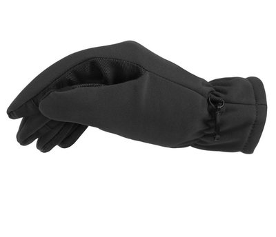 Перчатки зимние от Mil-Tec софшел черный хлопок XL