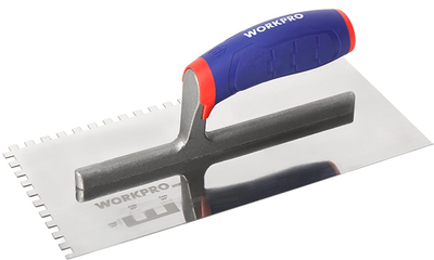 Гладилка зубчаста Workpro 8 х 8 мм, 280 х 130 мм (WP323002)