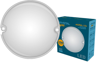 Светильник промышленный CRYSTAL GOLD KORAL 15W 6500К IP54 (DNL-030)