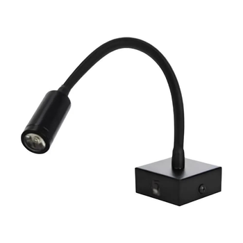 Светодиодная лампа для чтения Horoz Electric Turna 3W черная