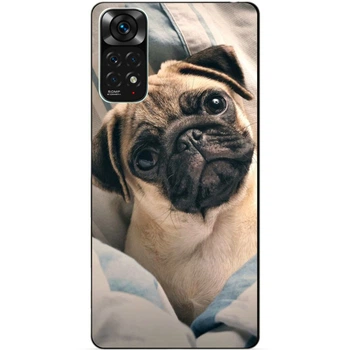 Чехол силиконовый бампер Candy для Xiaomi Redmi Note 11S / Note 11 с рисунком Фото Мопс