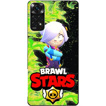 Чехол силиконовый бампер Candy для Xiaomi Redmi Note 11S / Note 11 с Героем Brawl Stars Бравл Старс Колетт