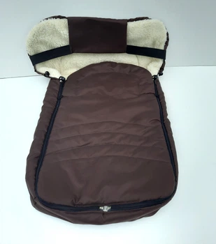 Конверт зимний в коляску и санки Baby Premium 90х50 см коричневый
