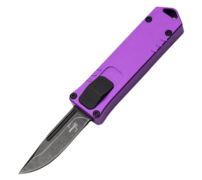 Складной Пружинный Нож Boker Plus USA USB OTF Фиолетовый 06EX277