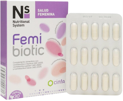 Дієтична добавка Cinfa NS Femibiotic 30 капсул (8470001725653)