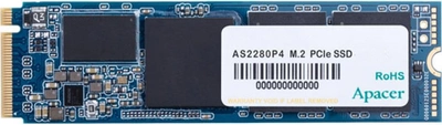 SSD диск Apacer AS2280P4 512GB NVMe M.2 2280 PCIe 3.0 x4 3D NAND TLC (AP512GAS2280P4-1)