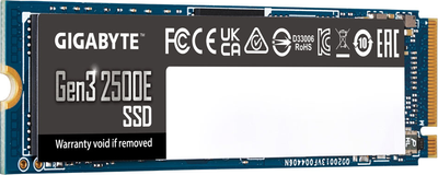 SSD диск Gigabyte Gen3 2500E 1TB M.2 NVMe PCIe 3.0 x4 3D NAND (QLC) (G325E1TB)
