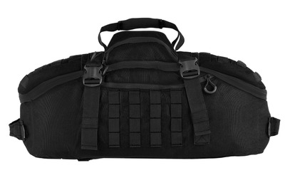 Тактична велика сумка-баул/рюкзак , L, чорна на 50л