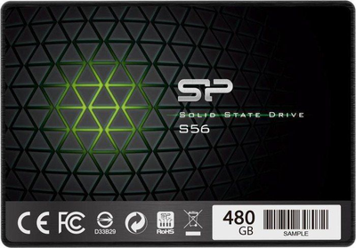 SSD диск Silicon Power S56 480GB 2.5" SATAIII TLC (SP480GBSS3S56A25)