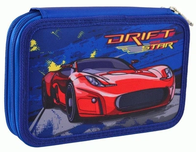 Пенал твердий подвійний HP-01 Drift 20х14 х 3.5 см Smart
