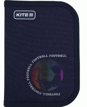 Пенал твердий одинарний Education 621 Football 20х14 х 3.5 см Kite
