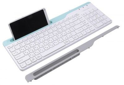 Клавиатура A4Tech Fstyler FK25 (White) USB . Клавиатура Афотек белая с ультратонкими кнопками для ПК