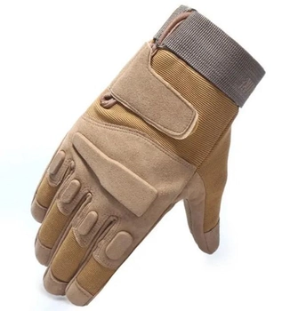 Перчатки защитные полнопалые на липучке FQ16S003 Песочный XL (Kali)